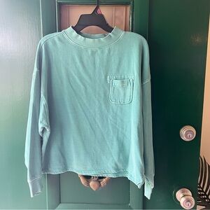 Old Navy Seafoam Green Crewneck Top